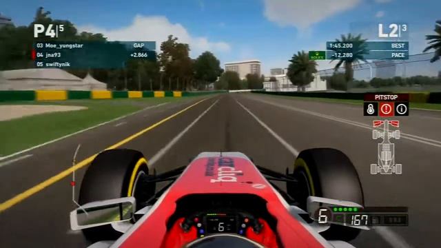 F1 2014 Online Sprint Mode - Don't give up unitl the race is over... смотреть онлайн