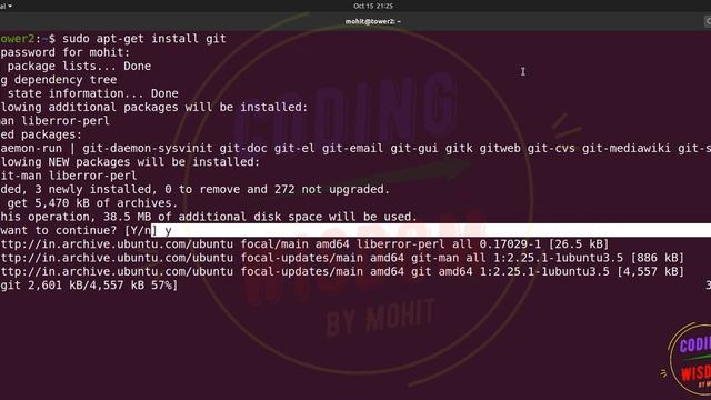 GIT Installation in Linux: Video 3 смотреть онлайн