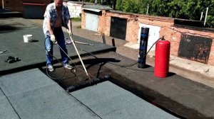 Мягкая кровля на гараже