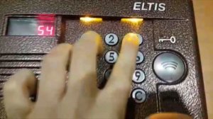 УСТАНОВКА ОБЩЕГО И ИНДИВИДУАЛЬНОГО КОДА НА ДОМОФОН ELTIS DP303FDC16