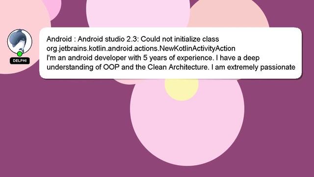 Android : Android studio 2.3: Could not initialize class org.jetbrains.kotlin.android.actions.NewKo смотреть онлайн