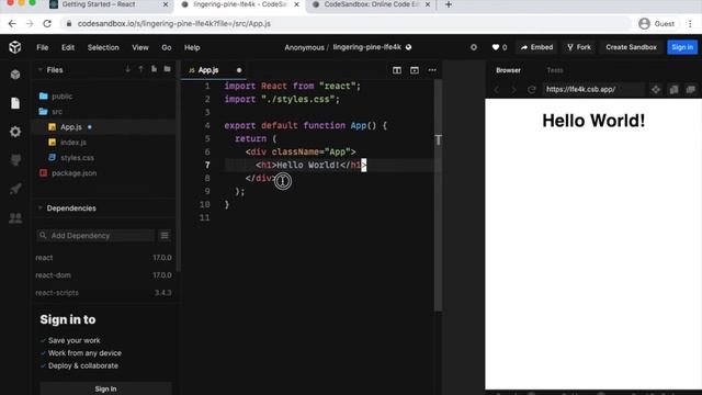 리액트 Ep. 1.0 코드샌드박스 (Code Sandbox) смотреть онлайн