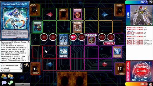 DB Link Format Duels: Star Grail's vs New Amazoness смотреть онлайн