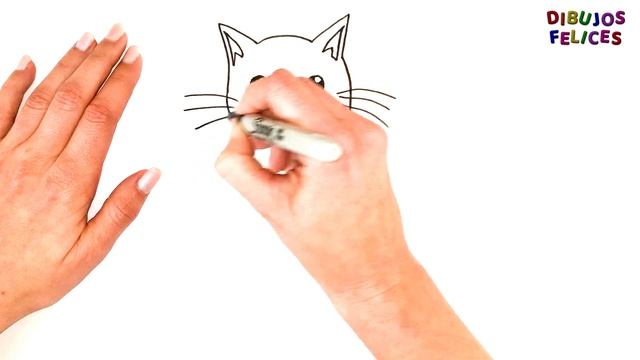Cómo dibujar un Gato Paso a Paso ? Dibujo de Gato смотреть онлайн