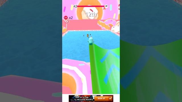 Me getting stuck on Aquapark.io смотреть онлайн