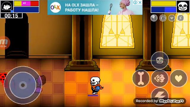 Bonetale Санс против фриск сложный режим Не Прошёл первый уровень смотреть онлайн