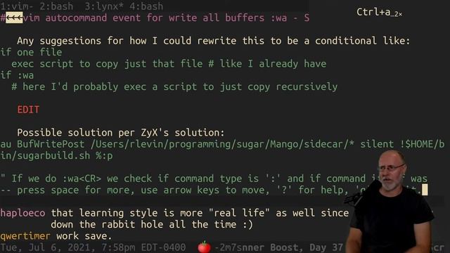 Beginner Boost, Day 37: Prefer Shell Scripts Over Plugins in Vim [20210706230535] смотреть онлайн