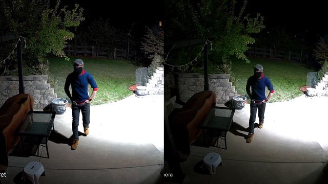 Dahua 4K Full Color Security Camera Review - DH IPC HDW5849H ASE LED / IPC Color4K T - Night Test смотреть онлайн