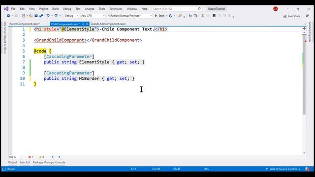 Blazor multiple cascading parameters смотреть онлайн