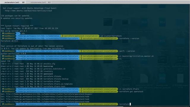 Deploying a specific kubernetes version for testing on OpenStack with Terraform смотреть онлайн