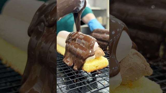 Воздушные пирожные на комбинированных сливках