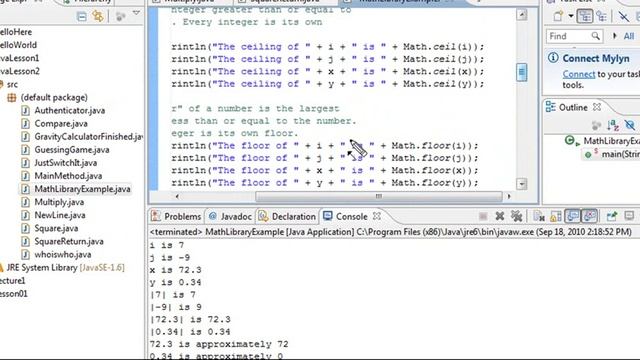 Java Programming 11 Math Functions смотреть онлайн