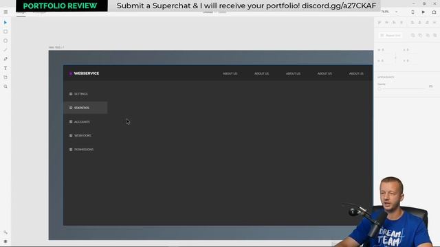 [LIVE] Design Follow-Along - Let's Design a Dark UI Dashboard смотреть онлайн