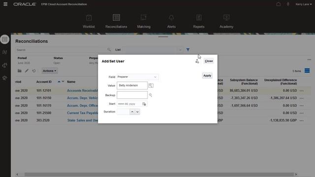 Updating Reconciliations in Reconciliation Compliance смотреть онлайн