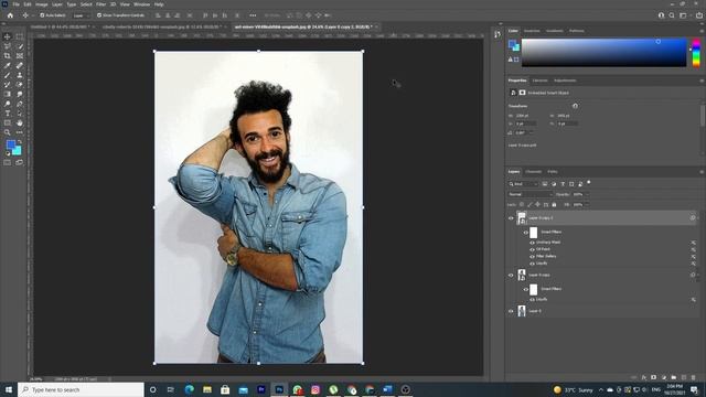 How to Turn your Photos Into Cartoon Effect - Photoshop Tutorial in Hindi. смотреть онлайн