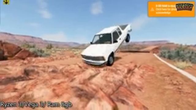 BEAMNG DRIVE GAMEPLAY TEST ON AMD RYZEN 3 3200U WITH RADEON VEGA 3#TESTED GAMING смотреть онлайн