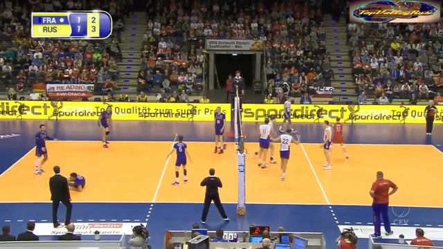 Максим Михайлов атаки финал с Францией(10.01.2016)/Maxim Mikhaylov Spike Vs France