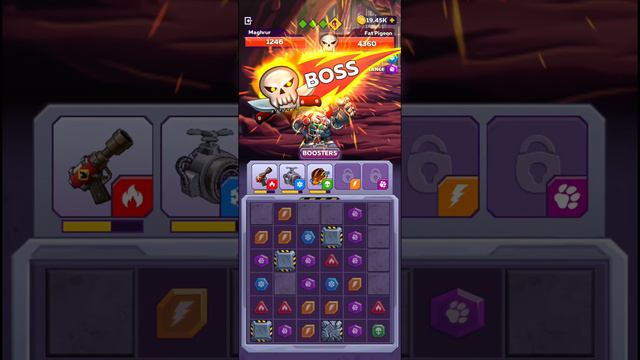 New Update in Match hit Battle Lines Puzzle Fighter / Enemy Base Boss Fight смотреть онлайн