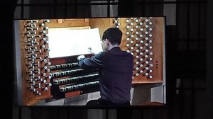 Играет орган в Кафедральном соборе Калининграда. Остров Канта. 01 октября 2023 года.