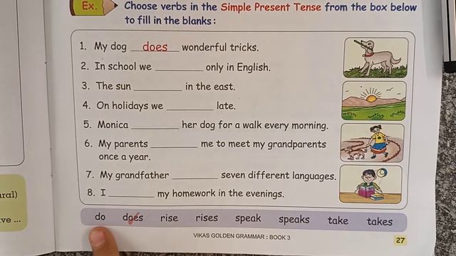 Simple Present Tense | English Grammar For Kids | #tense смотреть онлайн