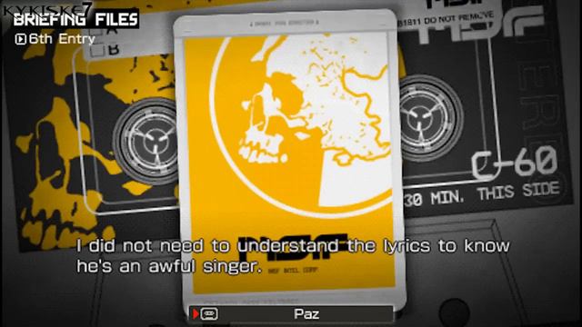 MGS: Peace Walker - Paz Diary - 5th, 6th & 7th Entries смотреть онлайн