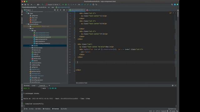 How to code rows and columns with Bootstrap - Angular - HTML смотреть онлайн