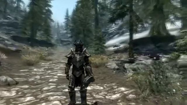 SKYRIM Armor Sets Dragonplate Armor смотреть онлайн