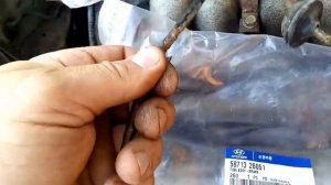 SantaFe замена тормозной трубки