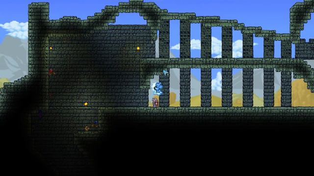 NEW SKELETRON DUNGE IN TERRARIA.. смотреть онлайн