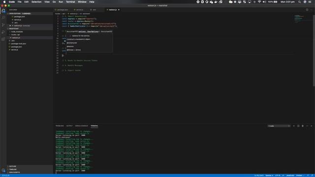 Chatbot App Tutorial with Javascript Node.js [Part 1] смотреть онлайн