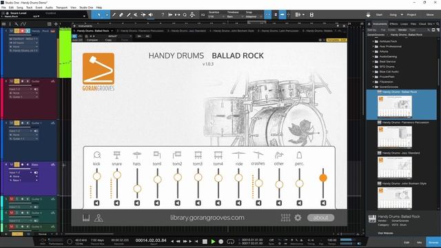 GoranGrooves HANDY DRUMS - Professional Drums w/NO MIXING! ? смотреть онлайн