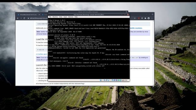 Arch VirtualBox screen auto-resize + installing guest additions смотреть онлайн