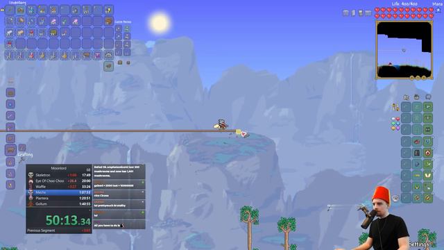 Terraria Speedrun Expert Moon Lord Seeded 1.3.4.4 -1:55:08 (Former WR) смотреть онлайн