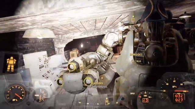 Fallout 4, flying, dying and surviving on the USS Constitution. смотреть онлайн