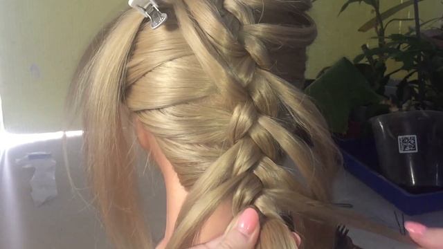 #Прически ДВОЙНАЯ КОСА DOUBLE BRAID смотреть онлайн