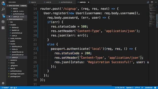 node jsUser Authentication with Passport смотреть онлайн