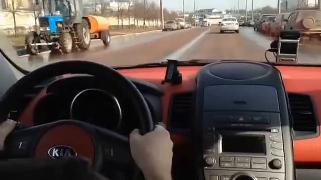 Урок руления при прохождении поворотов смотреть онлайн