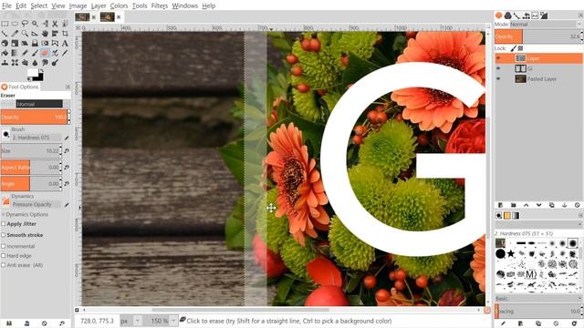 GIMP Tutorial: Floral Text Effect смотреть онлайн
