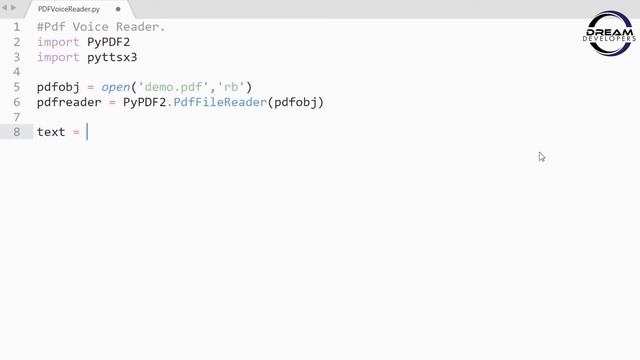 PDF Voice Reader in Python || Convert Text to Speech || Complete Python Project. смотреть онлайн