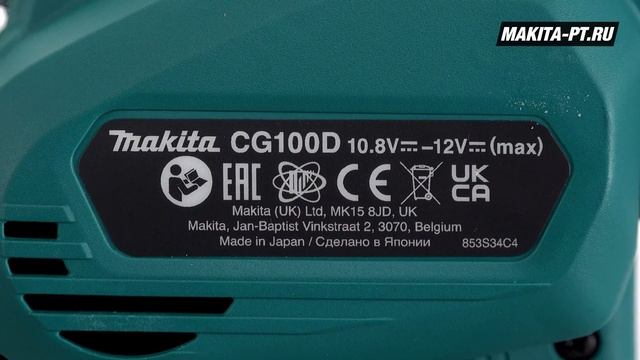 Makita CG100DWAEA CG100DZA Аккумуляторный пистолет для герметика от Макита смотреть онлайн