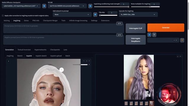 Using IP-Adapter in A1111 change outfits and hair style. смотреть онлайн