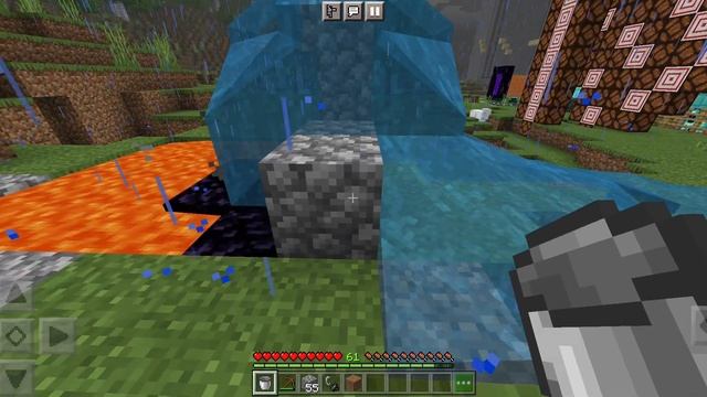 как быстро сделать портал в ад с одним ведром в игре майнкрафт смотреть онлайн