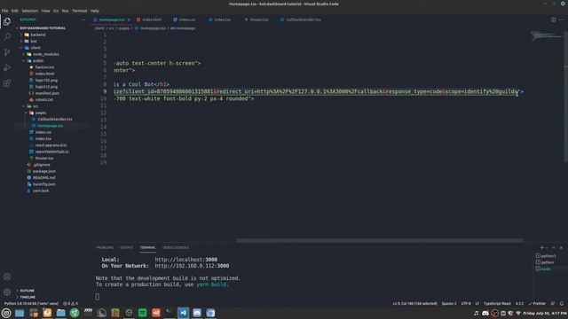 Full Featured Discord.py Bot Dashboard - Part 2: Implementing Oauth смотреть онлайн