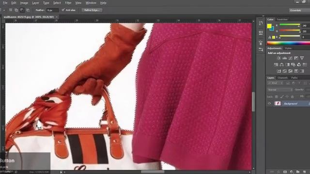How to remove background with Quick selection tool in Photoshop  Cc Cs3 Cs5 Cs6.