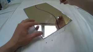 Как правильно отрезать (резать) КРИВОЛИНЕЙНО СТЕКЛО или зеркало стеклорезом.