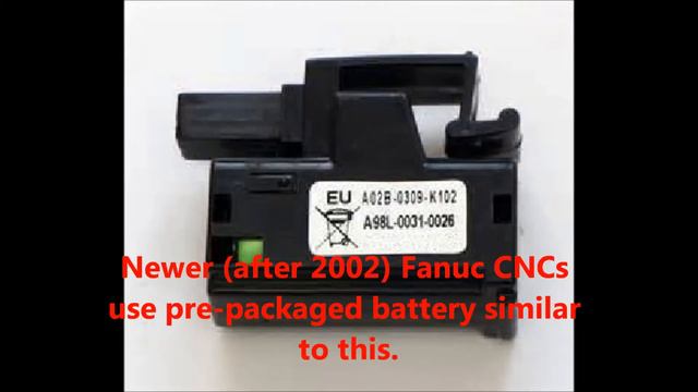 Fanuc CNC SRAM Backup Battery Location And Replacement Information By KFASLLC