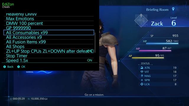 Crisis Core: Final Fantasy VII Nintendo Switch 1.0 cheats смотреть онлайн