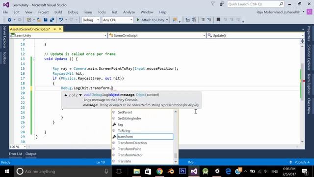 26 - How to Detect Mouse Click or Touch on a GameObject смотреть онлайн