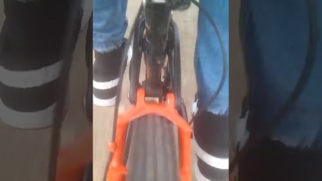 Работа подвески велосипеда Fort Evolution DD 26 | Suspension work bike Fort Evolution смотреть онлайн
