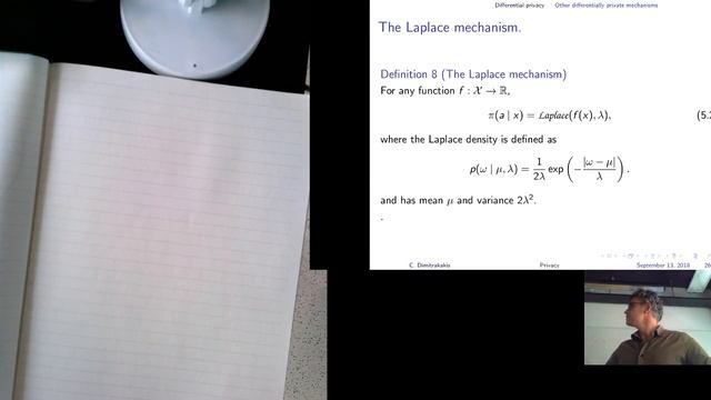 The Laplace mechanism for differential privacy смотреть онлайн